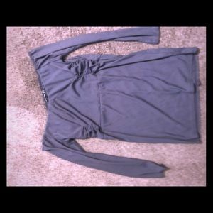 Grey off the shoulders